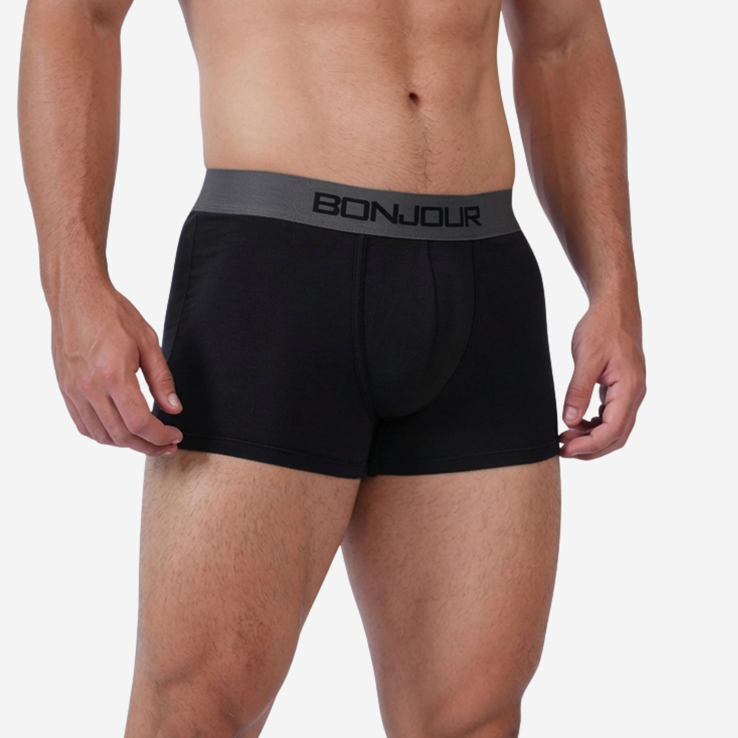Men's Black Cotton Comfort Trunk - Soft Breathable Everyday Innerwear (Pack of 1)