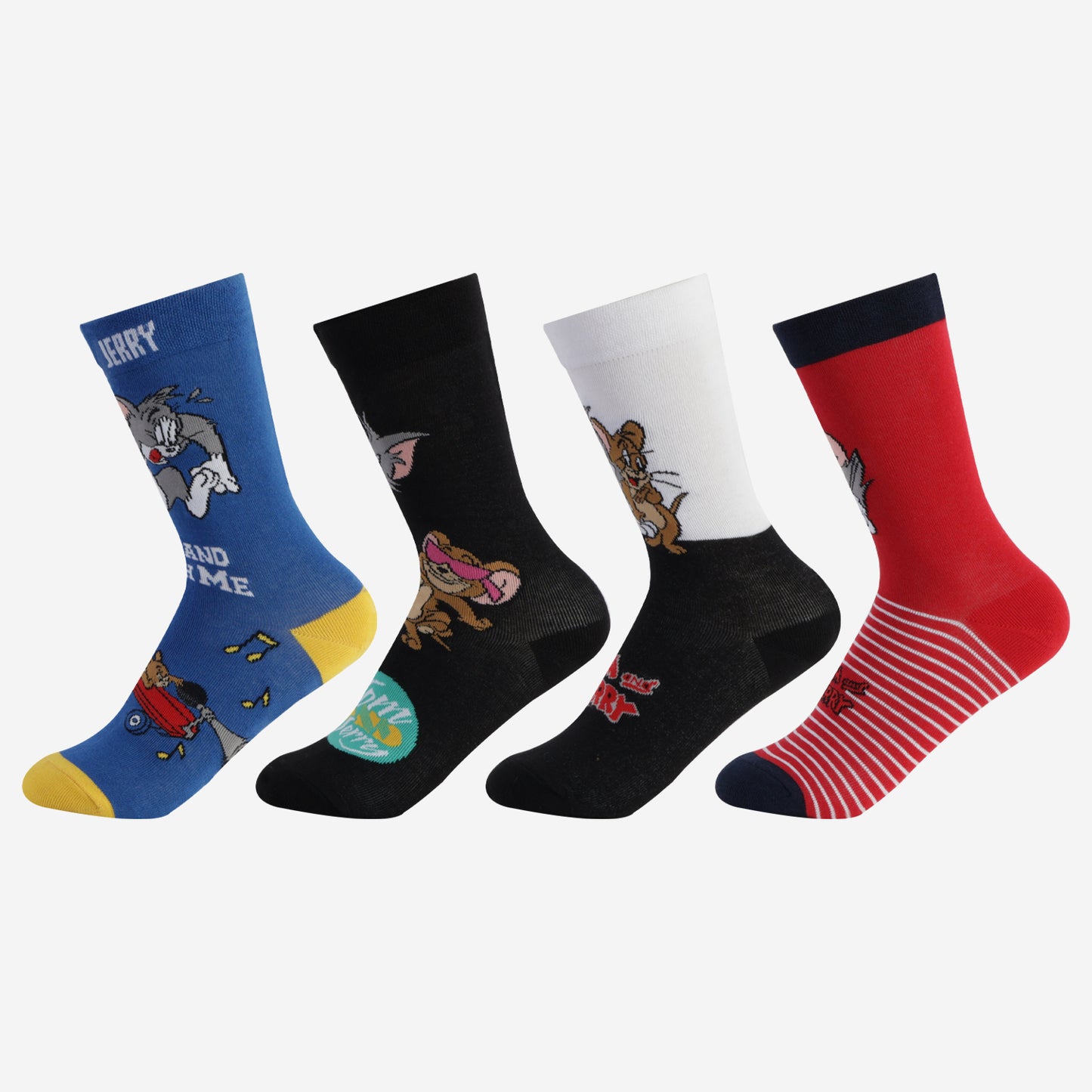 kids Tom & Jerry Calf socks (Pack of 3)