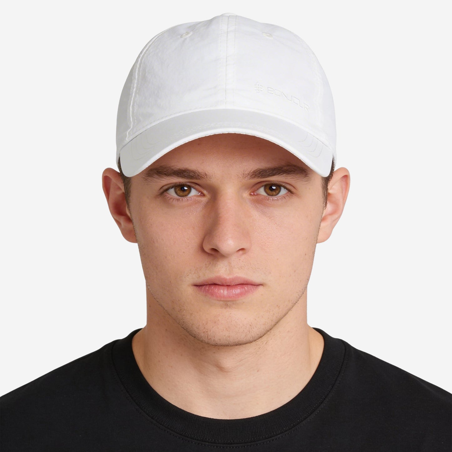 Men Adjustable sports cap (White)
