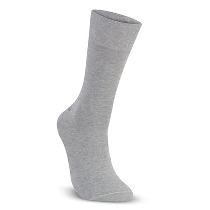 Men Cotton Odour Free Plain Socks (Lt.Grey Mill)