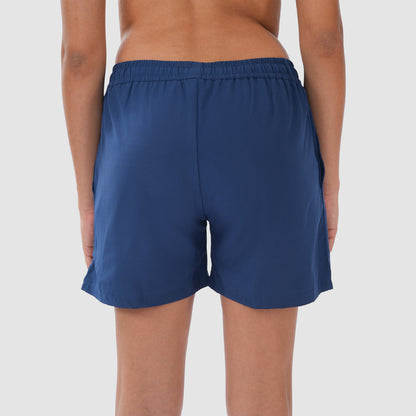 Bonjour Women's Solid Double Layer Running Sports Shorts