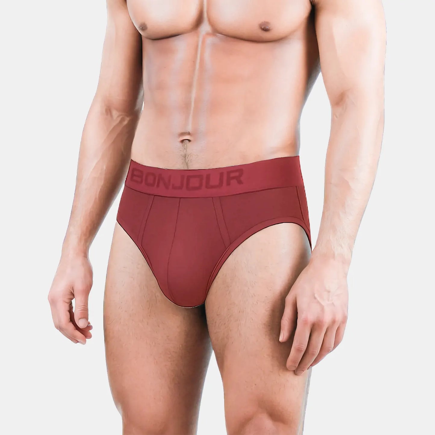 Bonjour Men’s Bamboo Midnight Plum Brief – Ultra Soft, Odour Free (Pack of 1)