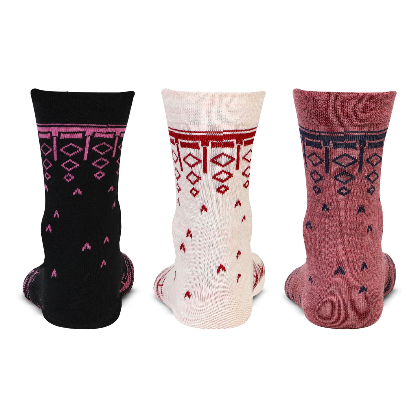 Woolen Crew Thumb Socks for Women