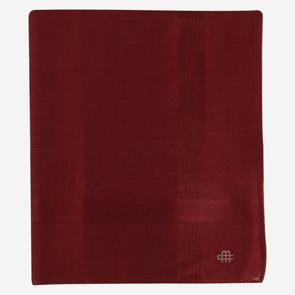 Bonjour Men's Darks Collection 100% Cotton Handkerchief (Pack of 3)