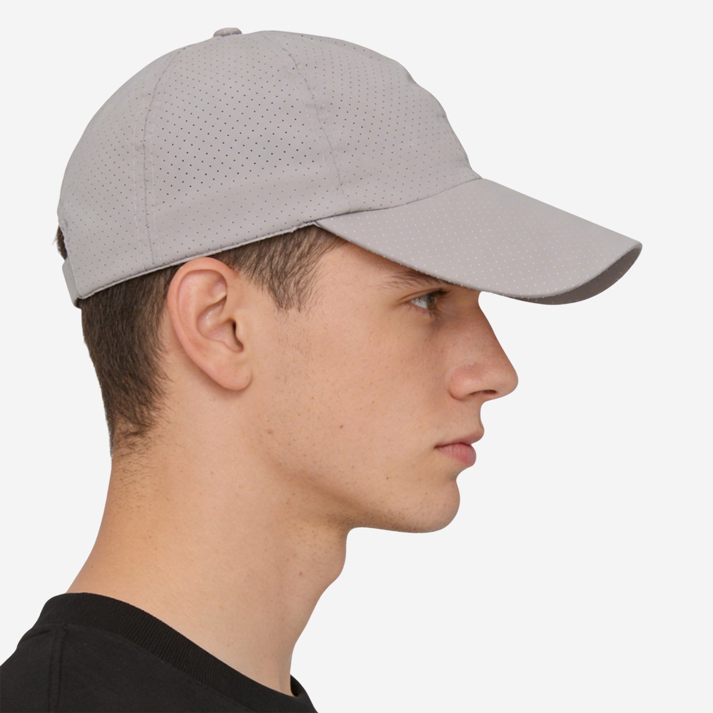 Men Adjustable sports cap (Lt.Grey)