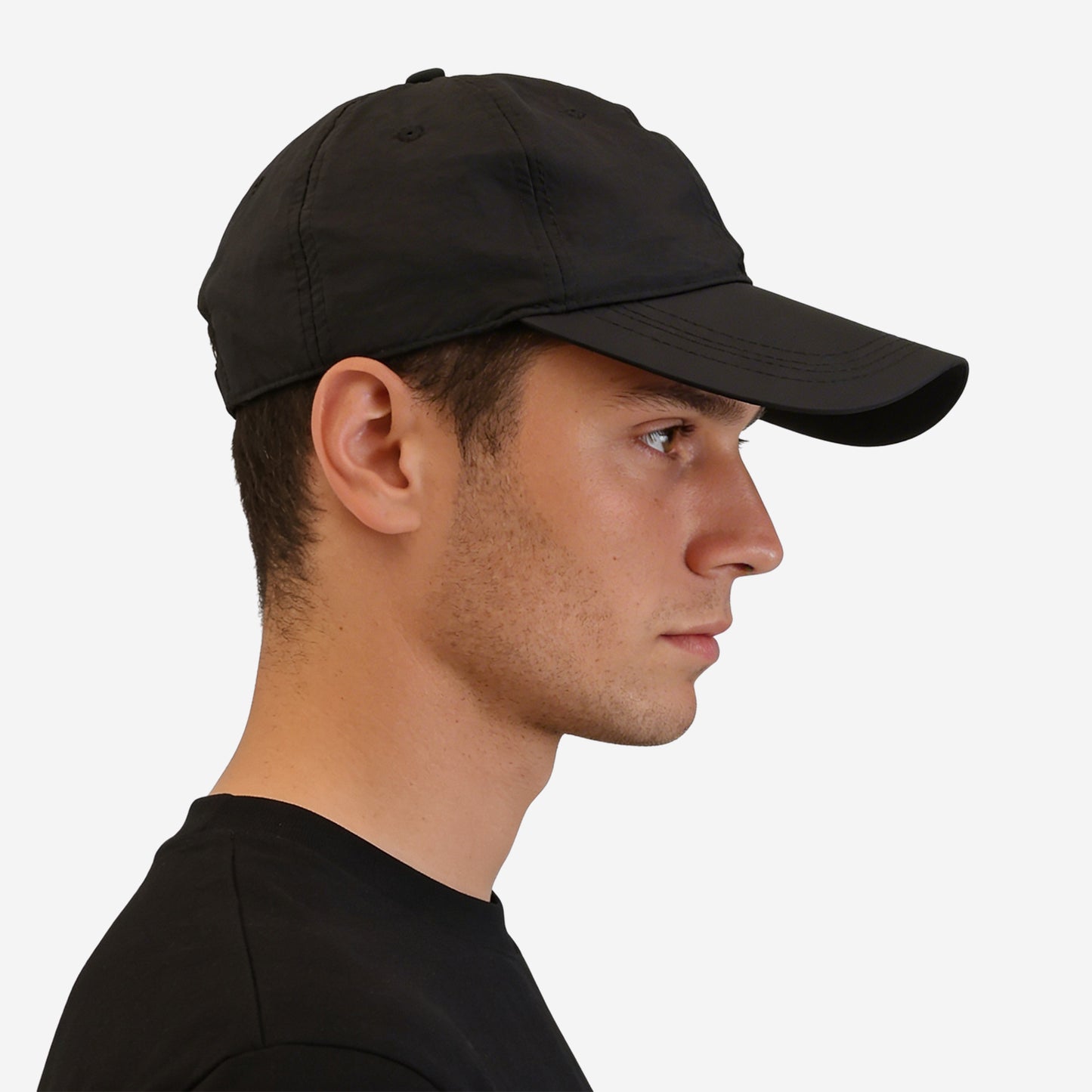 Men Adjustable sports cap (Black)