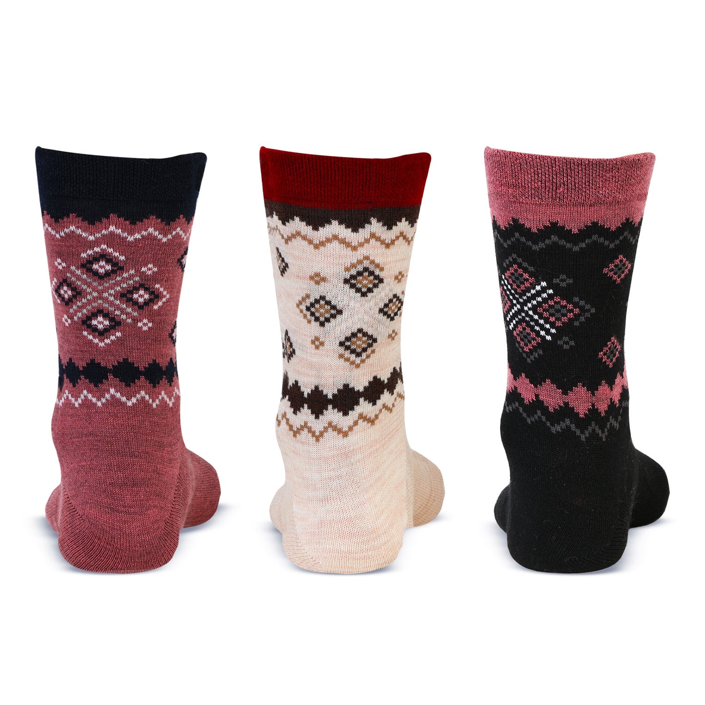Woolen Crew Thumb Socks for Women