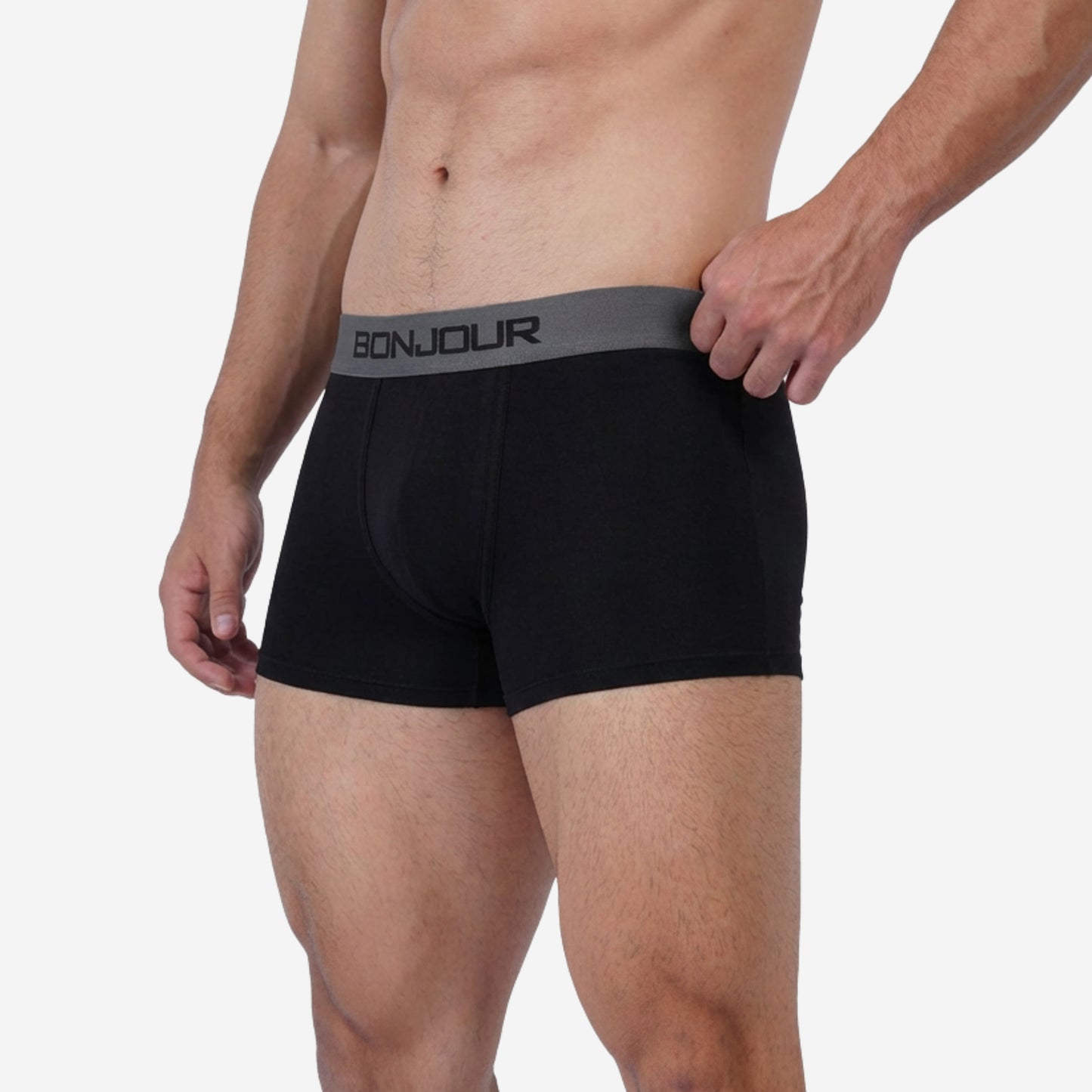 Men's Black Cotton Comfort Trunk - Soft Breathable Everyday Innerwear (Pack of 1)