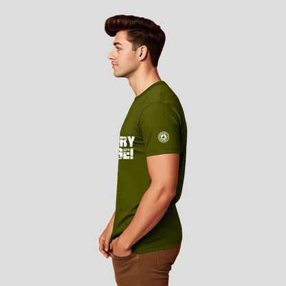 Bontact FIT 4 EVERY CHALLENGE Round-Neck Half Sleeve T-Shirt (Grass Hopper)