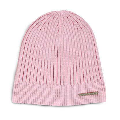 Unisex Woolen Winter Beanie Cap (Rose Pink)