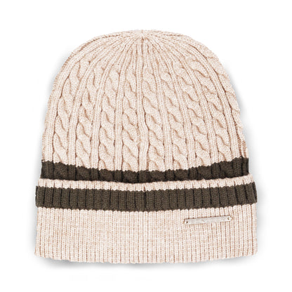 Unisex Winter Beanie Cap (Dull Cream)