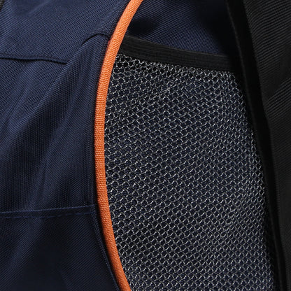 Adjustable Shoulder Strap Unisex Gym Bag - Navy