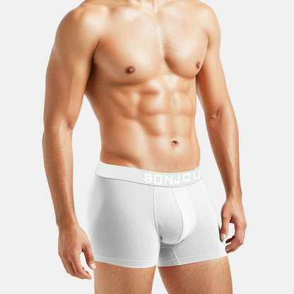 Men’s Bamboo Trunk white – Ultra Soft, Odour Free (Pack of 1)
