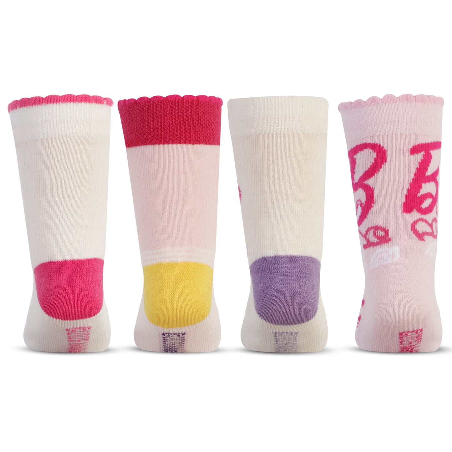 Barbie Newborn Baby Cotton Socks (Pack of 4)