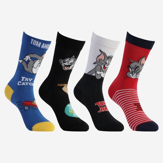 kids Tom & Jerry Calf socks (Pack of 3)