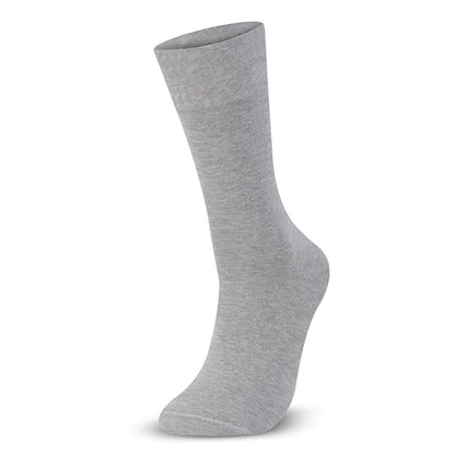 Men Cotton Odour Free Plain Socks (Lt.Grey Mill)