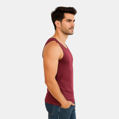 Bamboo Midnight Plum Vest for Men (Pack of 1)