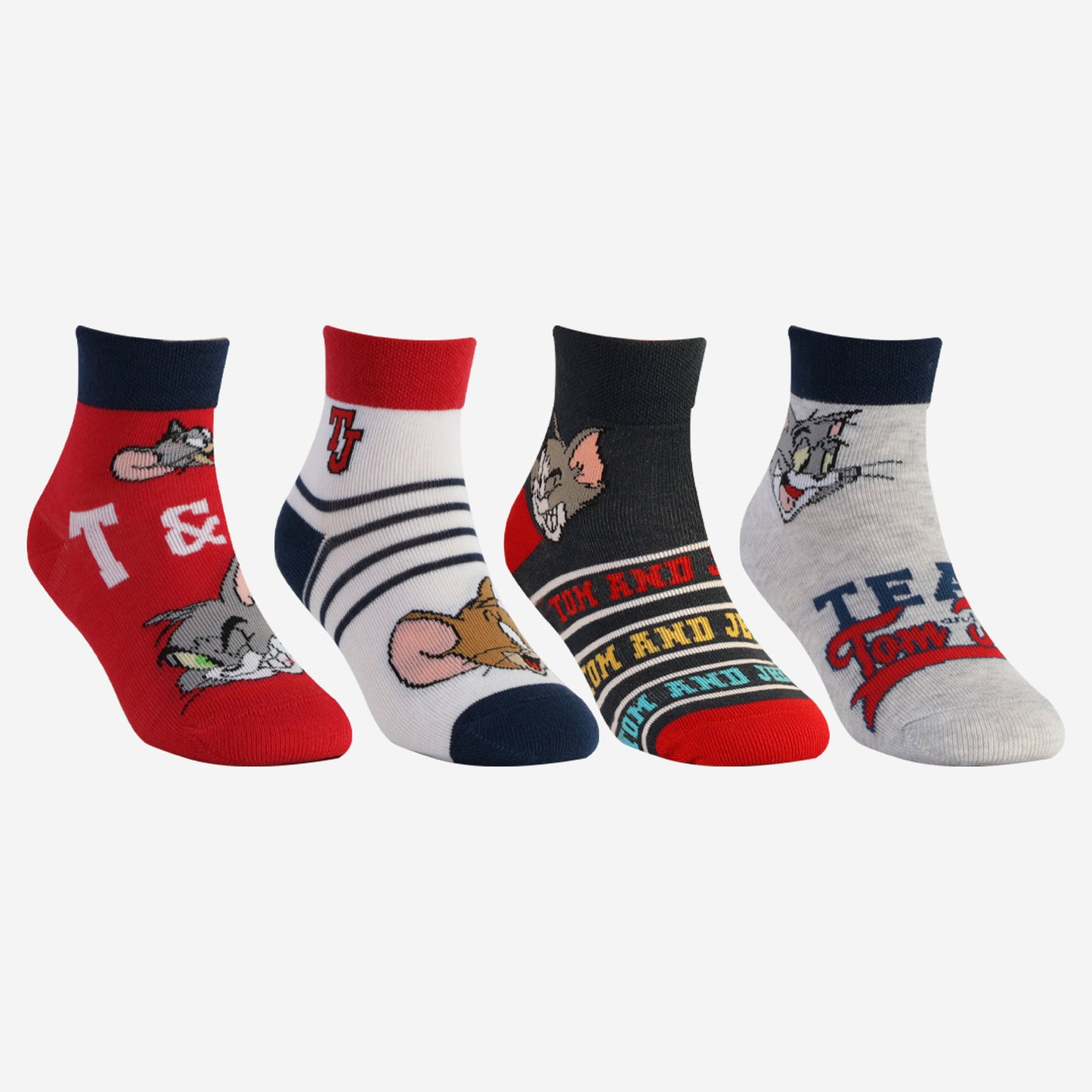kids Tom & Jerry Ankle socks (Pack of 3)