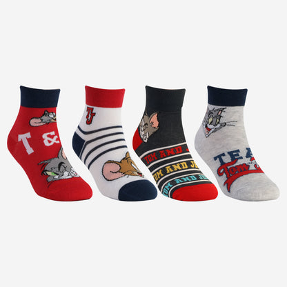 kids Tom & Jerry Ankle socks (Pack of 3)