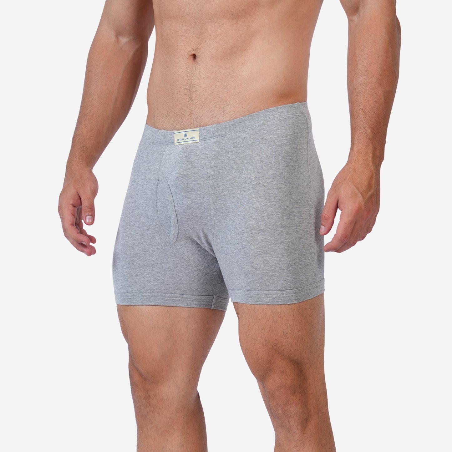 Men's Black & Grey Cotton Comfort Trunk - Soft Breathable Everyday Innerwear (Pack of 2)