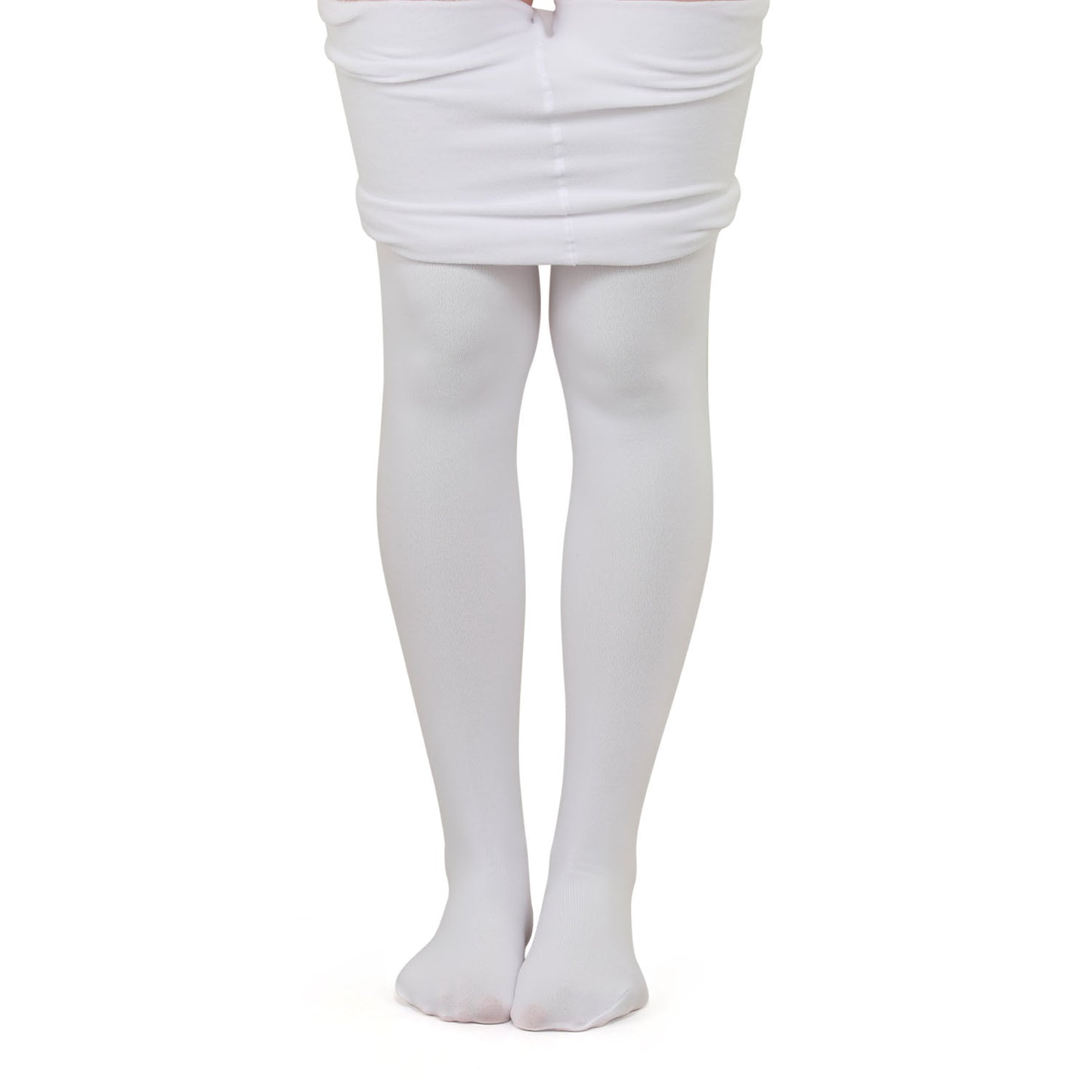Super-soft High Waisted Velvet Leggings (White)