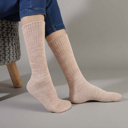 Women's Fawn Woolen Socks - Pack of 3