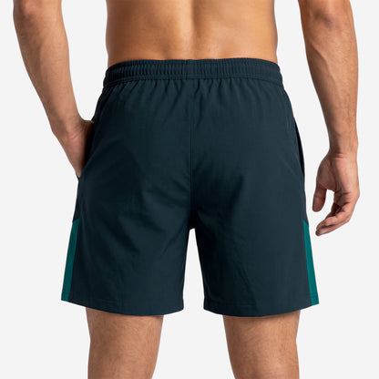 Men’s Navy Regular Fit Activewear Sports Shorts