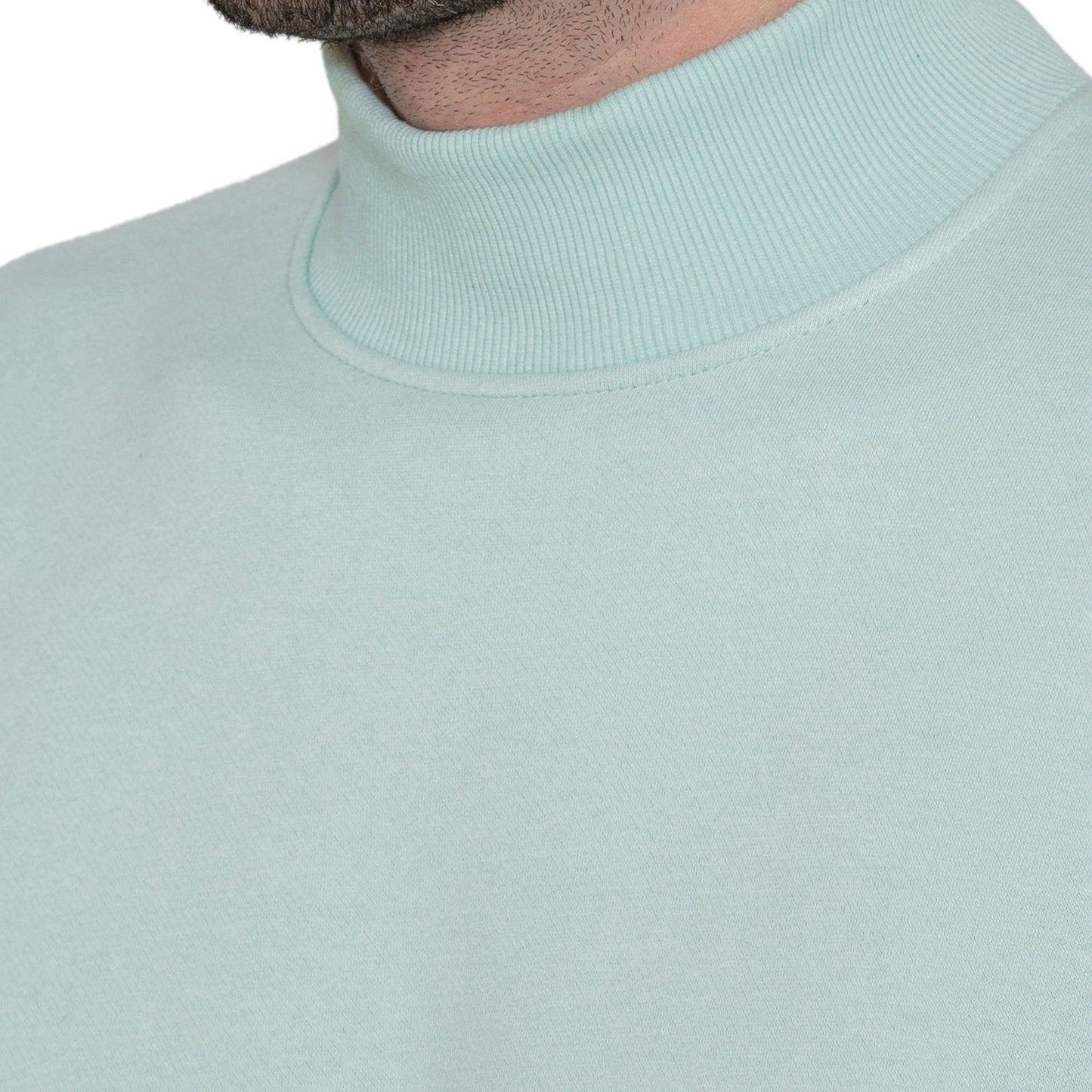 Bonjour Men's High Neck Sweatshirt
