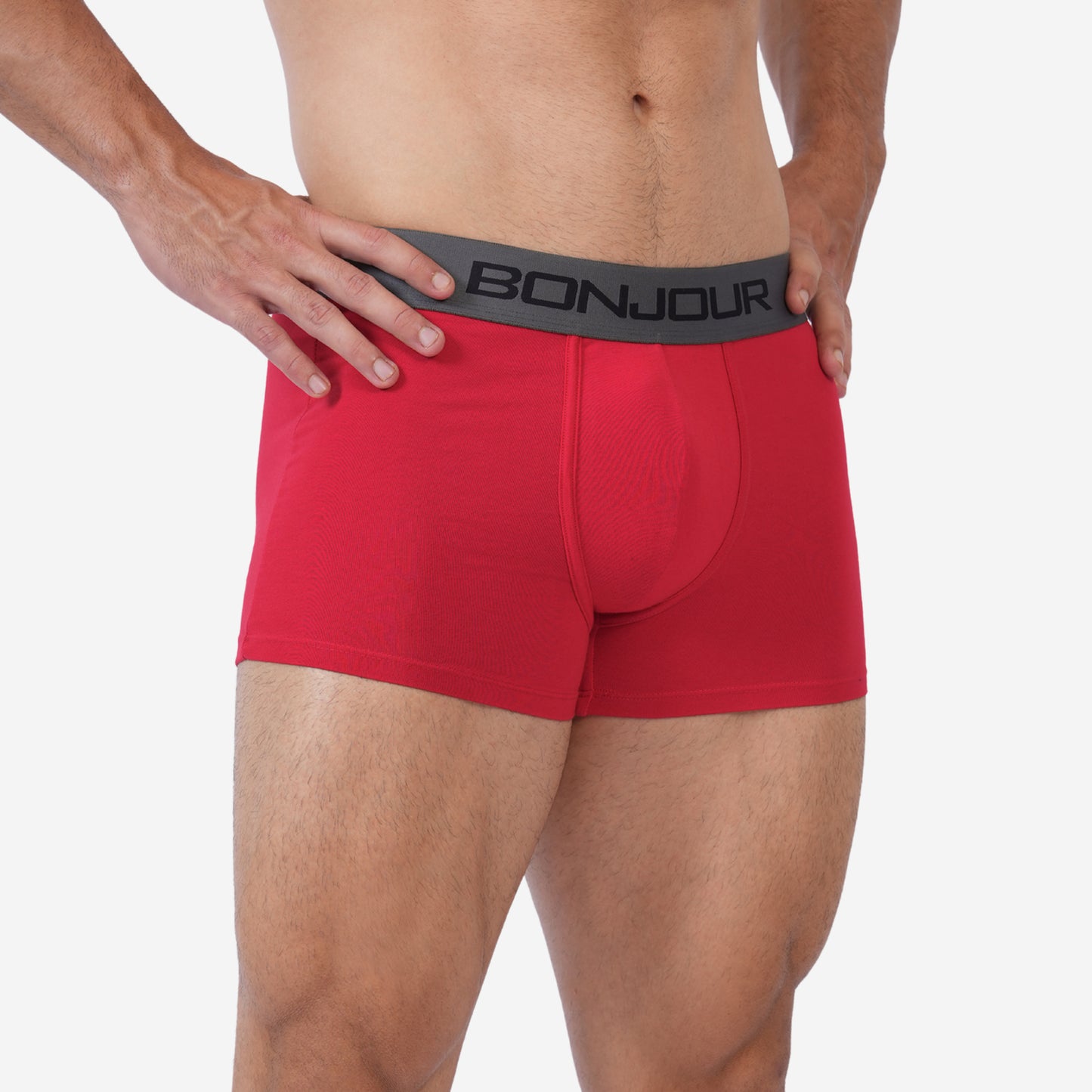 Men's Red Cotton Comfort Trunk - Soft & Breathable Everyday Innerwear (Pack of 1)