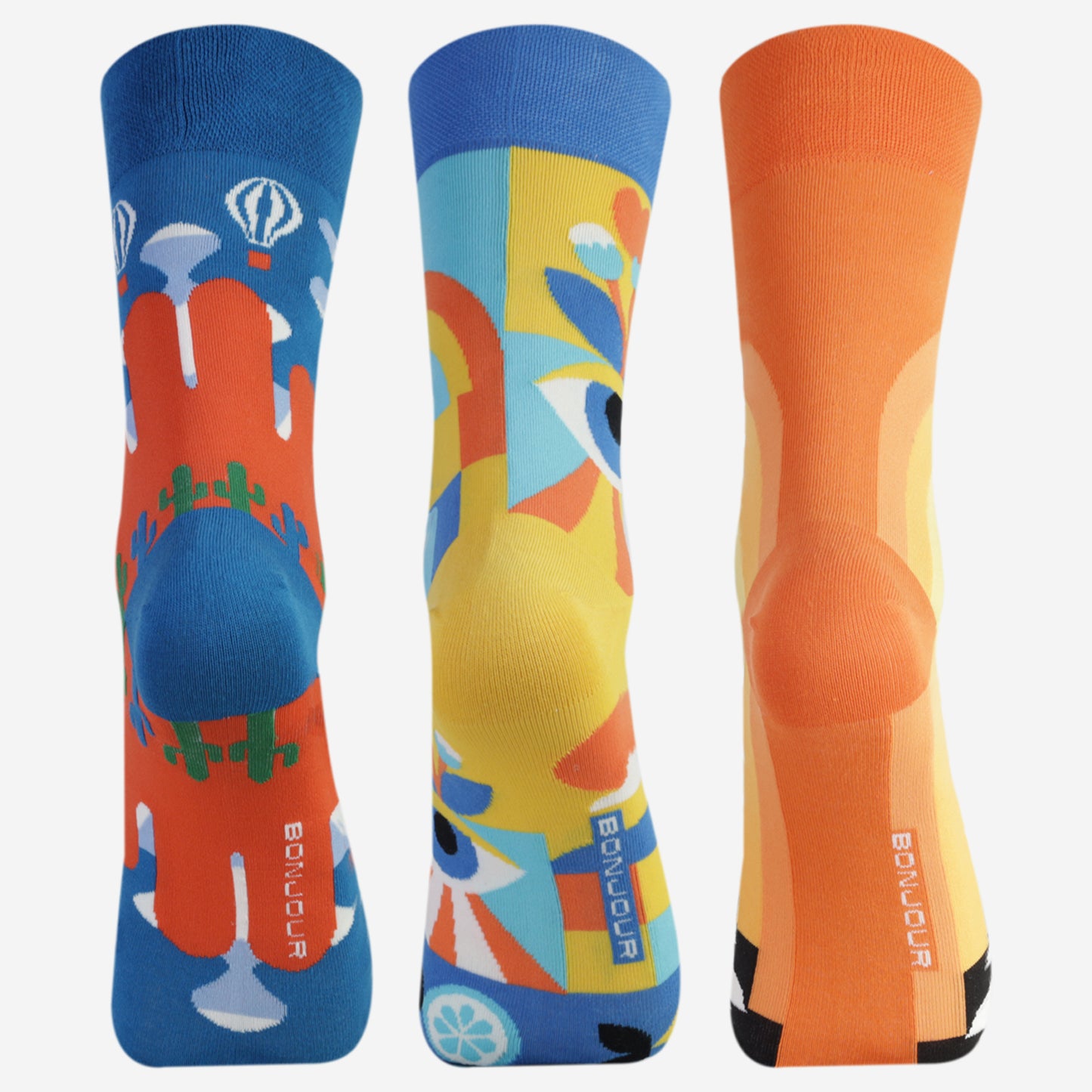 Psychedelic Dream Designer Socks for Men (Pack of 3)