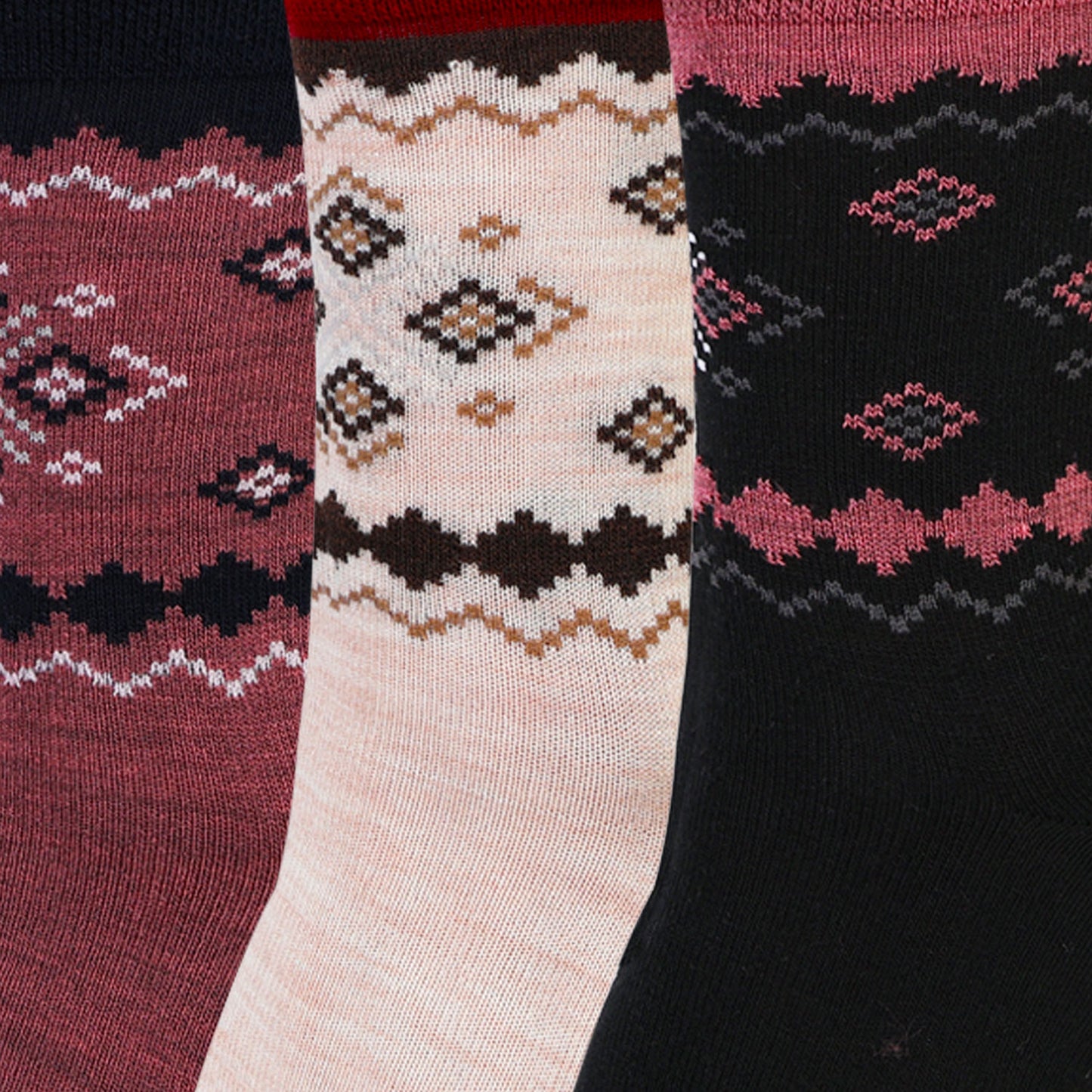 Woolen Crew Thumb Socks for Women