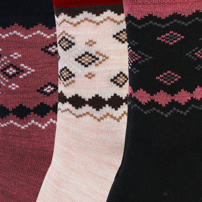 Woolen Crew Thumb Socks for Women