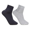 Men Club Class Anklet Socks (Grey & Blue, Free size)