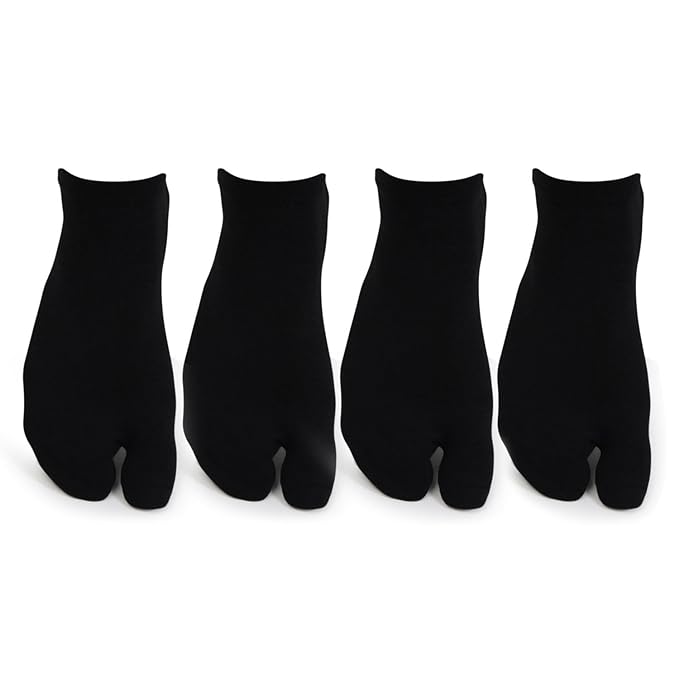 Women Plain Cotton Secret Length Thumb Socks- Pack of 4