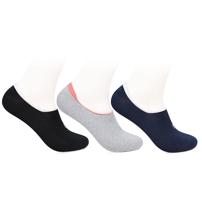 Unisex Cotton Loafer Socks - Pack Of 3