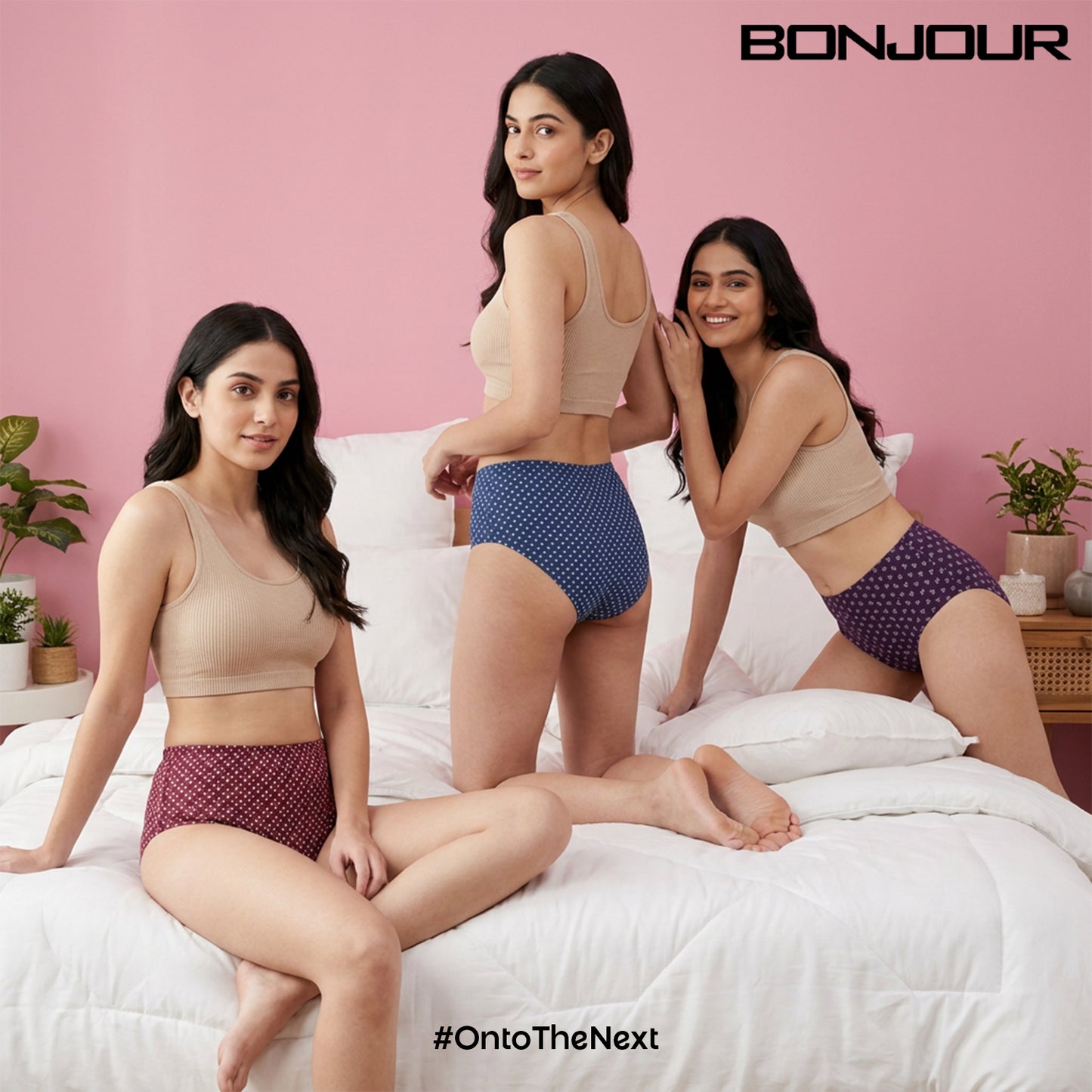 Women's Cotton Mid-Waist Full Coverage Printed Hipster Panties - (Pack of 3)