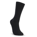 Men Cotton Odour Free Plain Socks (Black)