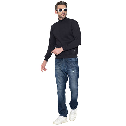 Bonjour Men's High Neck Sweatshirt