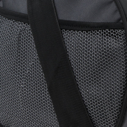 Trendy Unisex Gym Bag with Durable Zippers - Grey