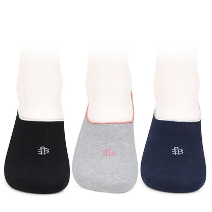 Unisex Cotton Loafer Socks - Pack Of 3
