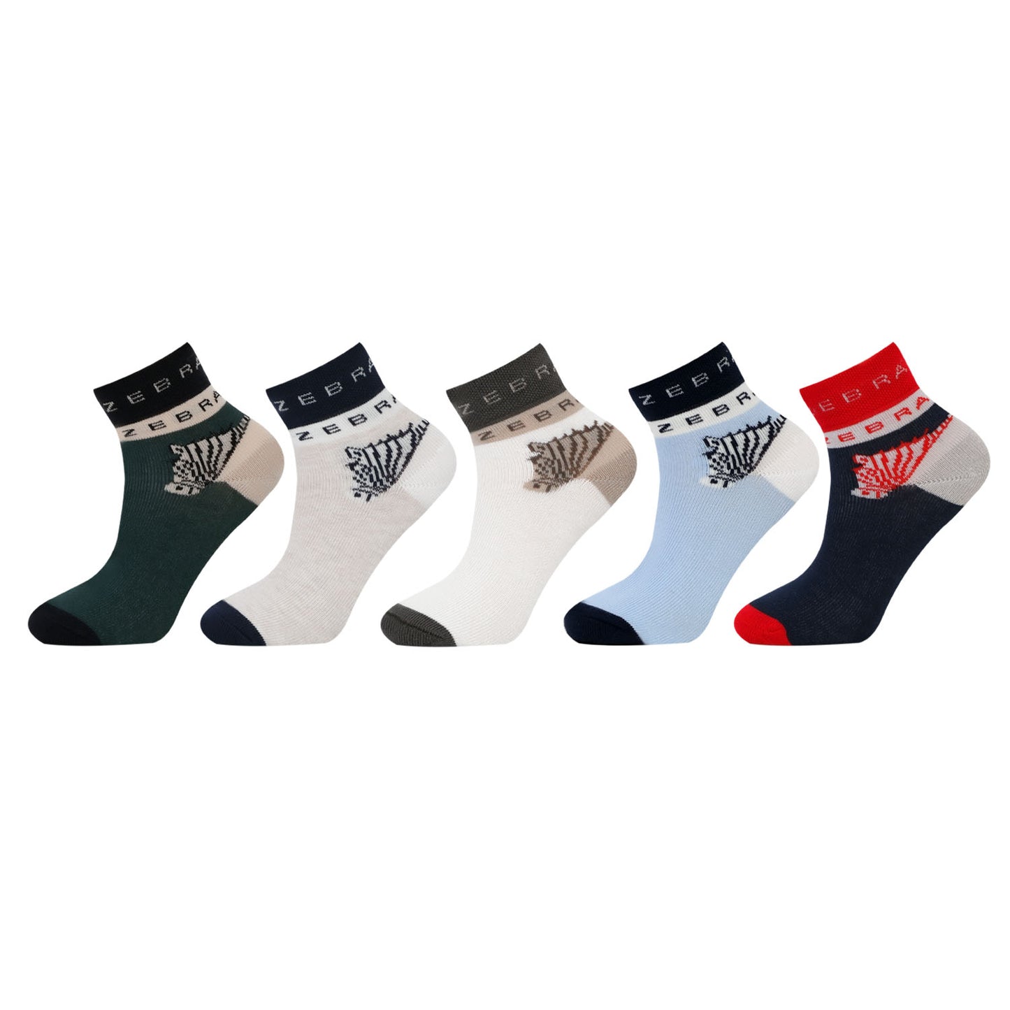 Kids Fancy Ankle Socks for Boys Pack of 5