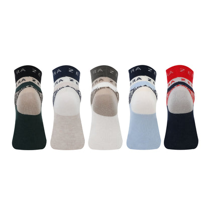 Kids Fancy Ankle Socks for Boys Pack of 5