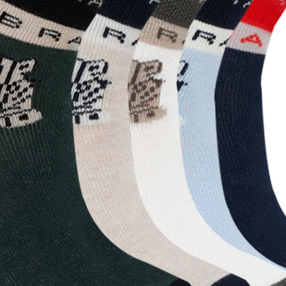 Kids Fancy Ankle Socks for Boys Pack of 5