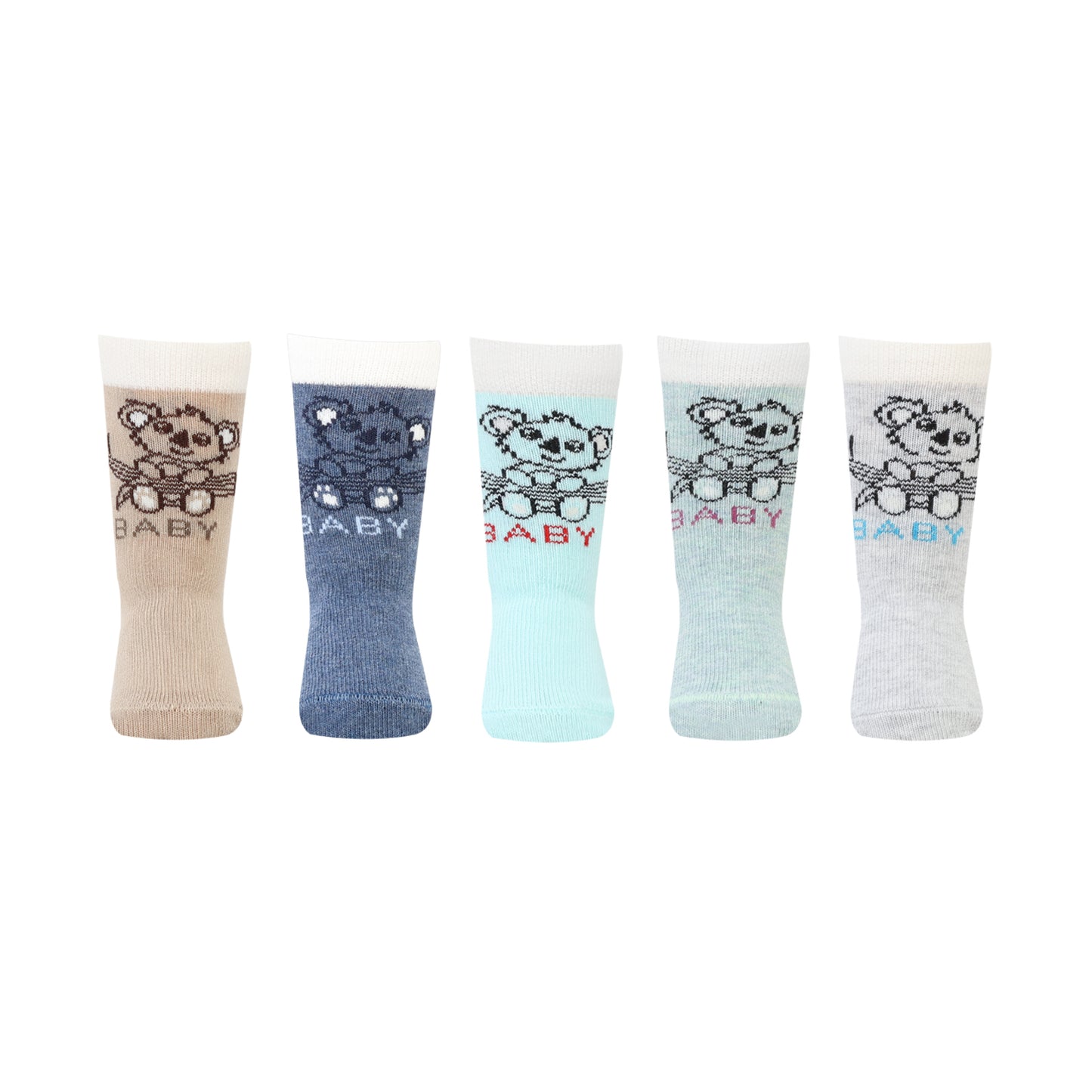 Poochie Baby Kids Socks for Infants Pack of 5
