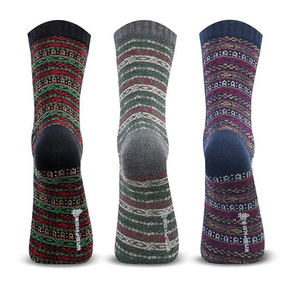 Men’s Nordic Socks – Crew /Calf Length - Pack of 3
