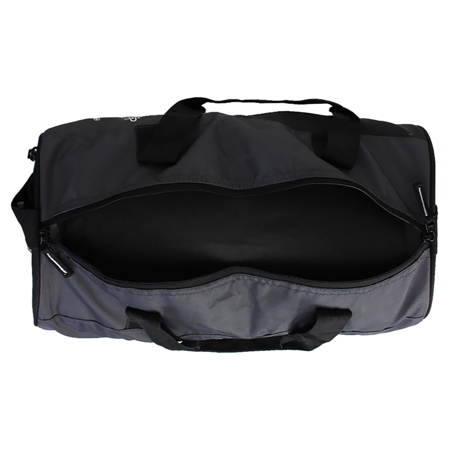 Trendy Unisex Gym Bag with Durable Zippers - Grey