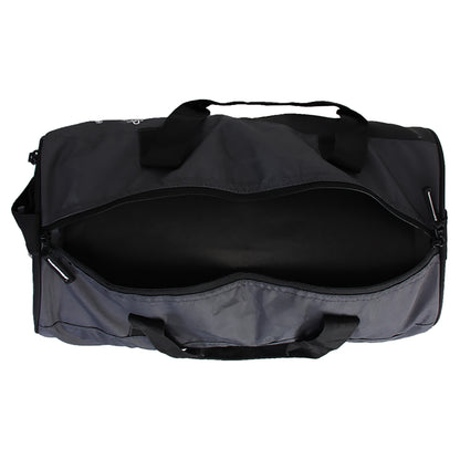 Trendy Unisex Gym Bag with Durable Zippers - Grey