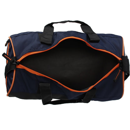 Adjustable Shoulder Strap Unisex Gym Bag - Navy
