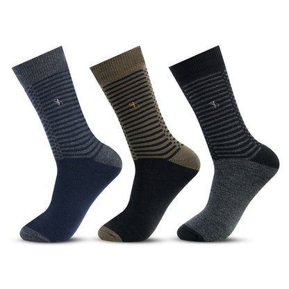 Men Woolen Socks Pack of 3 – Warm & Comfortable Winter Socks