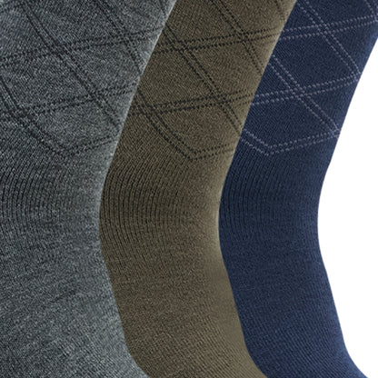 Men’s Terry Woolen Crew Socks – Pack of 3